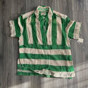 Free People Striped Cabana Top